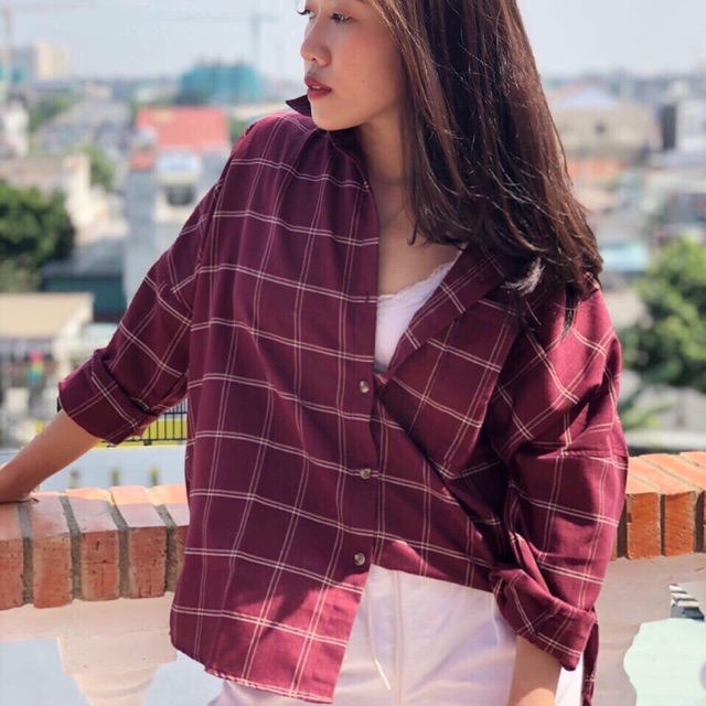Áo sơ mi caro sọc