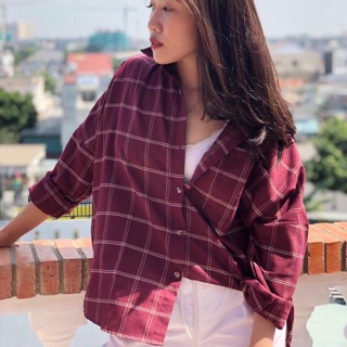 Áo sơ mi caro sọc
