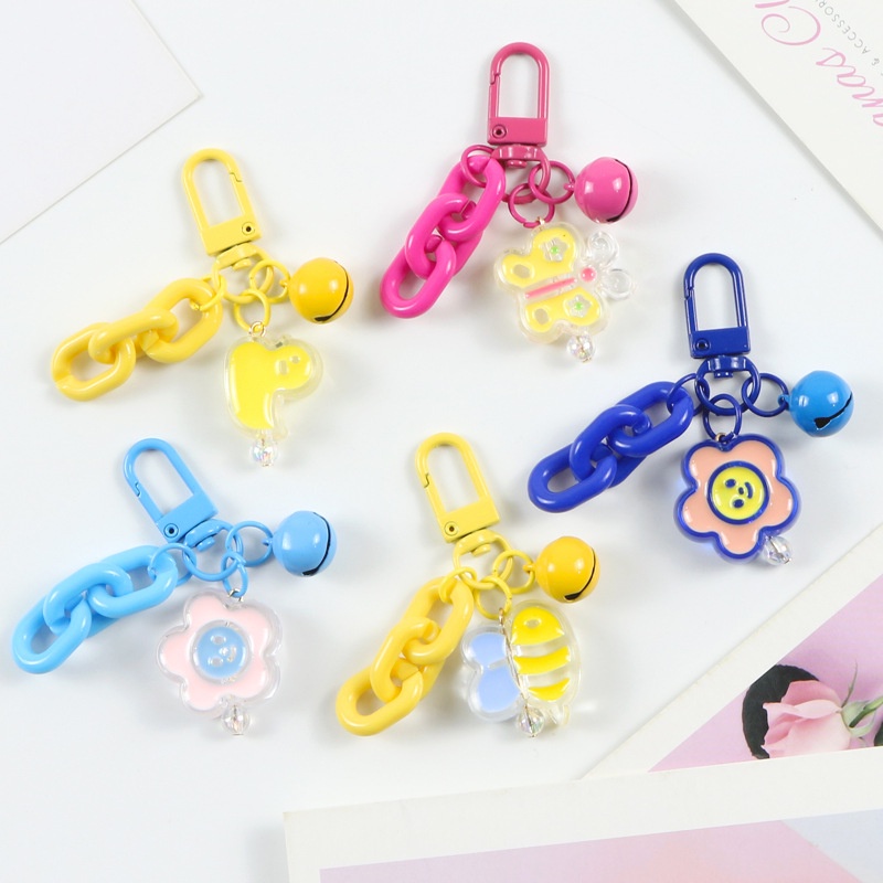 Móc Khóa Hình Thú Dễ Thương Nhiều Màu Sắc