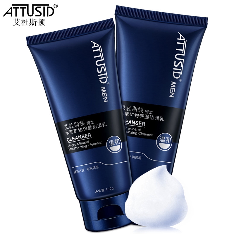 (hàng Mới Về) Sữa Rửa Mặt Tạo Bọt Bt-atetid 100g Dưỡng Ẩm Làm Sạch Da Cho Nam