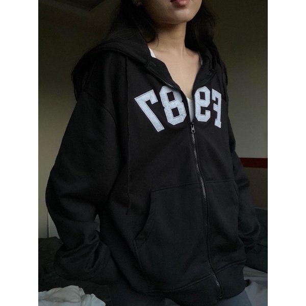 Áo khoác zip basic , áo hoodie oversize F987
