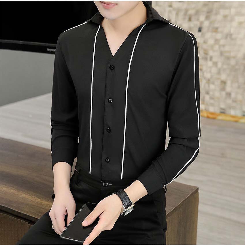 Áo sơ Mi, Áo sơ Mi Nam dài tay, chất liệu Cotton cao cấp có giãn, mát mẻ, thấm mồ hôi, không nhăn, không nhàu,mã N35