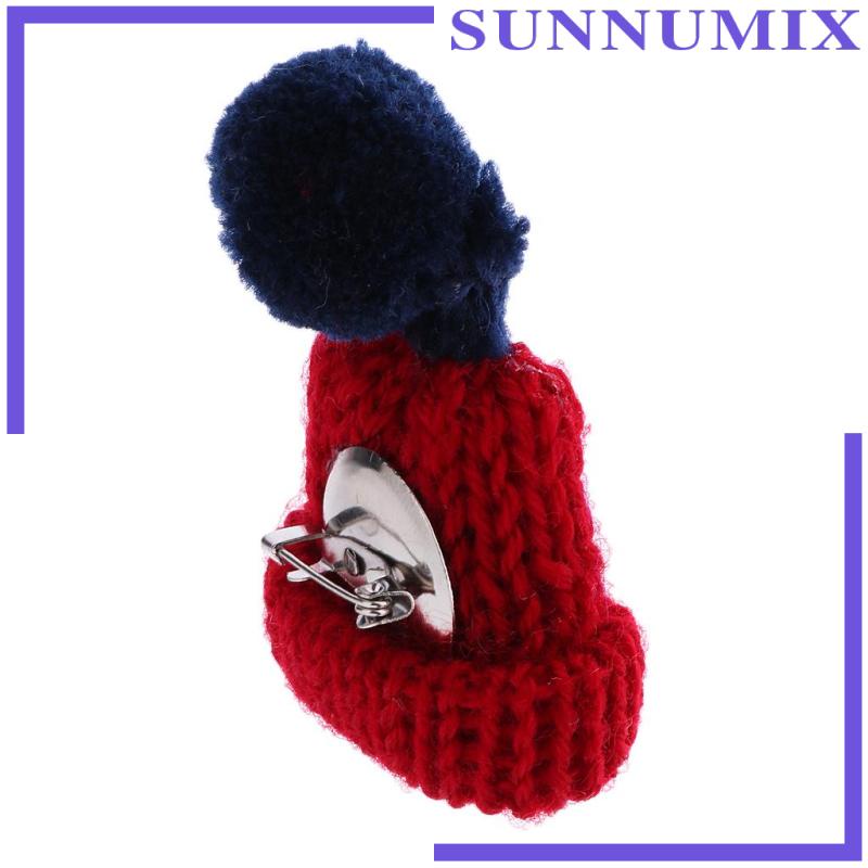 [Sunnimix] Ghim Cài Áo Hình Nón Len Mini Dễ Thương Phong Cách Hàn Quốc Cho Nữ