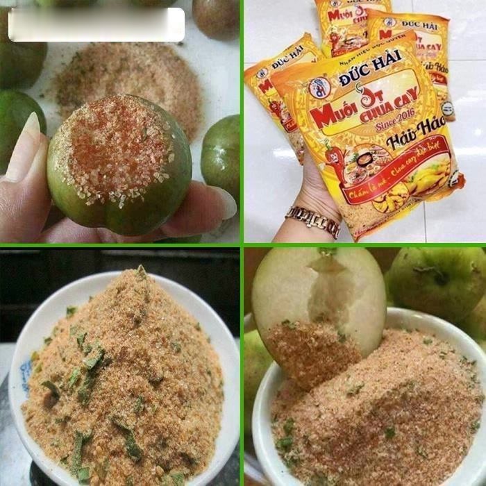 [ CHUẨN LOẠI NGON ] Muối Hảo Hảo, Muối Chấm Hoa quả - Hương Vị Tuổi Thơ - Chính Hãng Đức Hải 500gr (tongkhohangthai1)