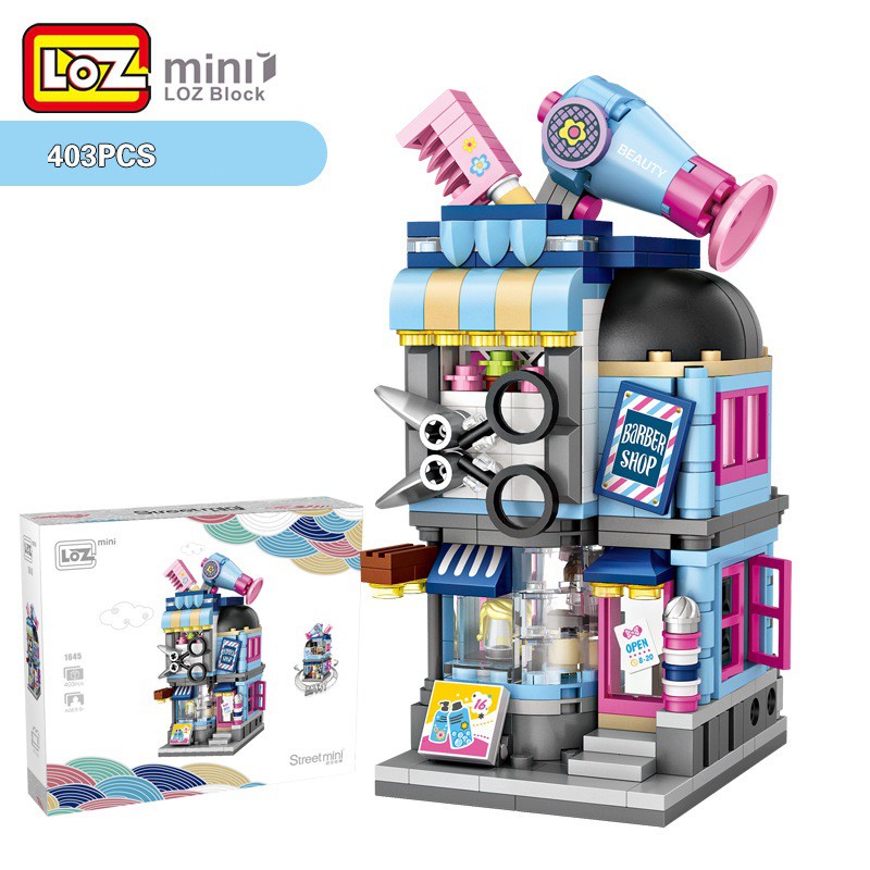 Đồ chơi lắp ghép mô hình nhà 3D LOZ STREET nanoblock
