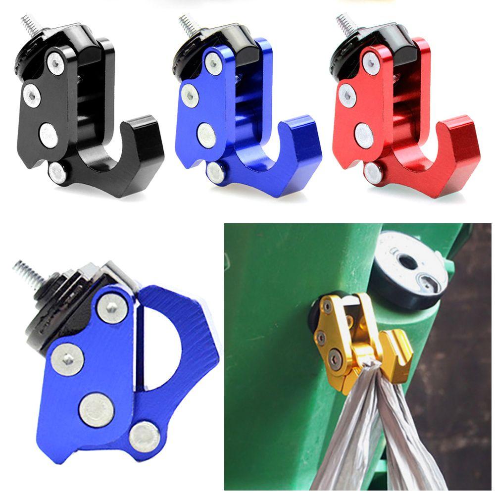 Móc Treo Mũ Bảo Hiểm Bằng Hợp Kim Nhôm Có Thể Gấp Gọn Đa Năng Cho Xe Máy