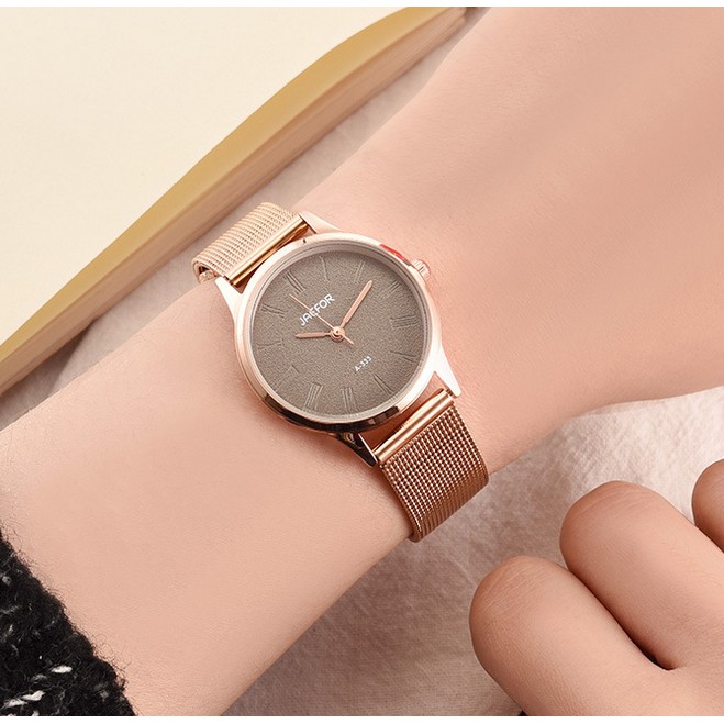 [HOTTREND] Đồng hồ nữ JAEFOR kim loại - có size nam