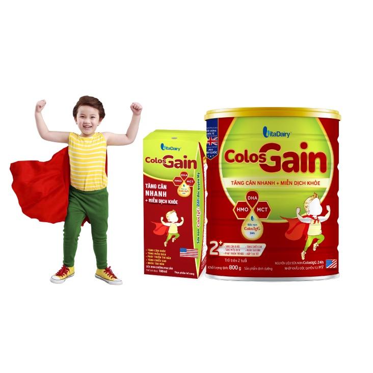 [Thùng 48 hộp] Sữa Colosgain Colos Gain Pha Sẵn 110ml