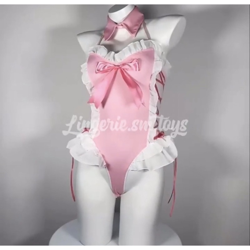 LL2529 - Bodysuit Hồng Phong Cách Lolita Kẹo Ngọt Dễ Thương