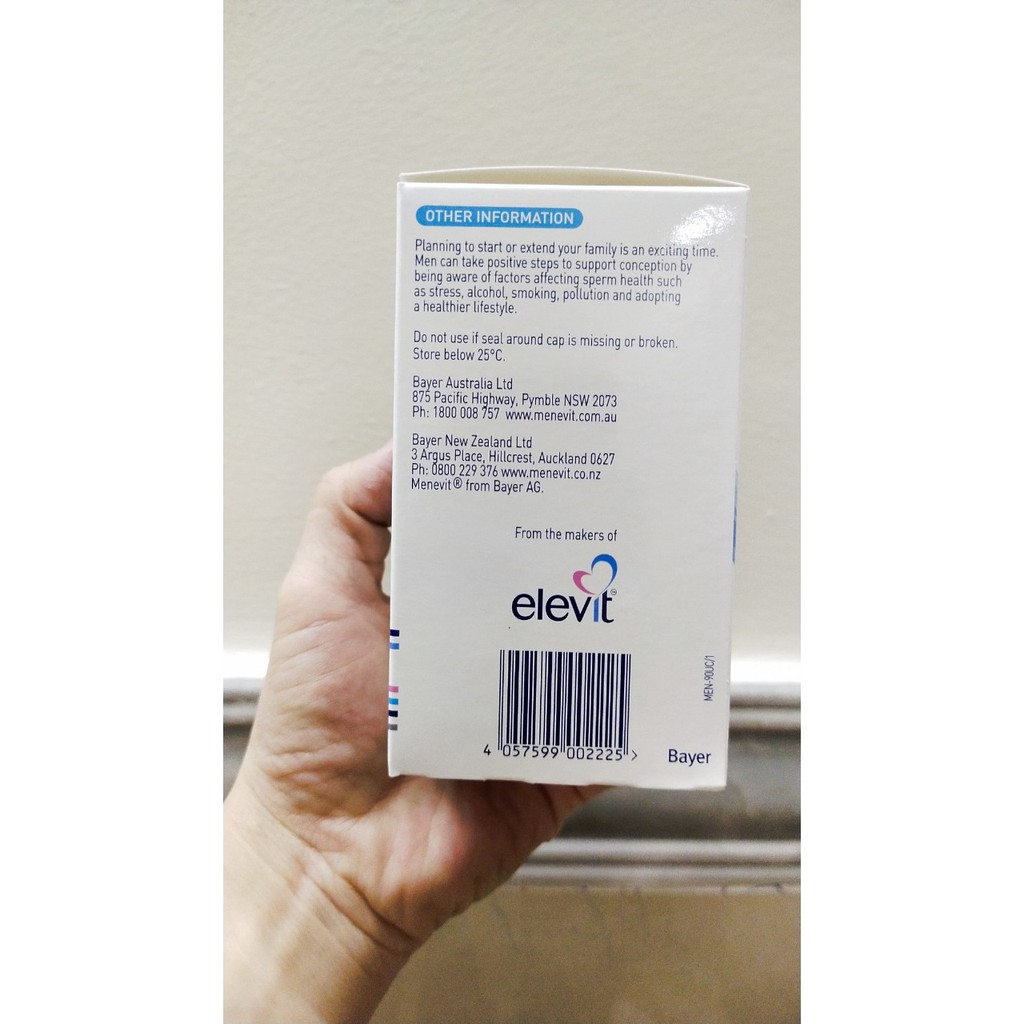 Mẫu mới-Menevit  của Úc giúp cải thiện chất lượng tinh trùng nam giới