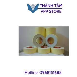 1 cuộn băng dính xốp vàng 2 mặt bản 2cm - 4.8cm giá xưởng