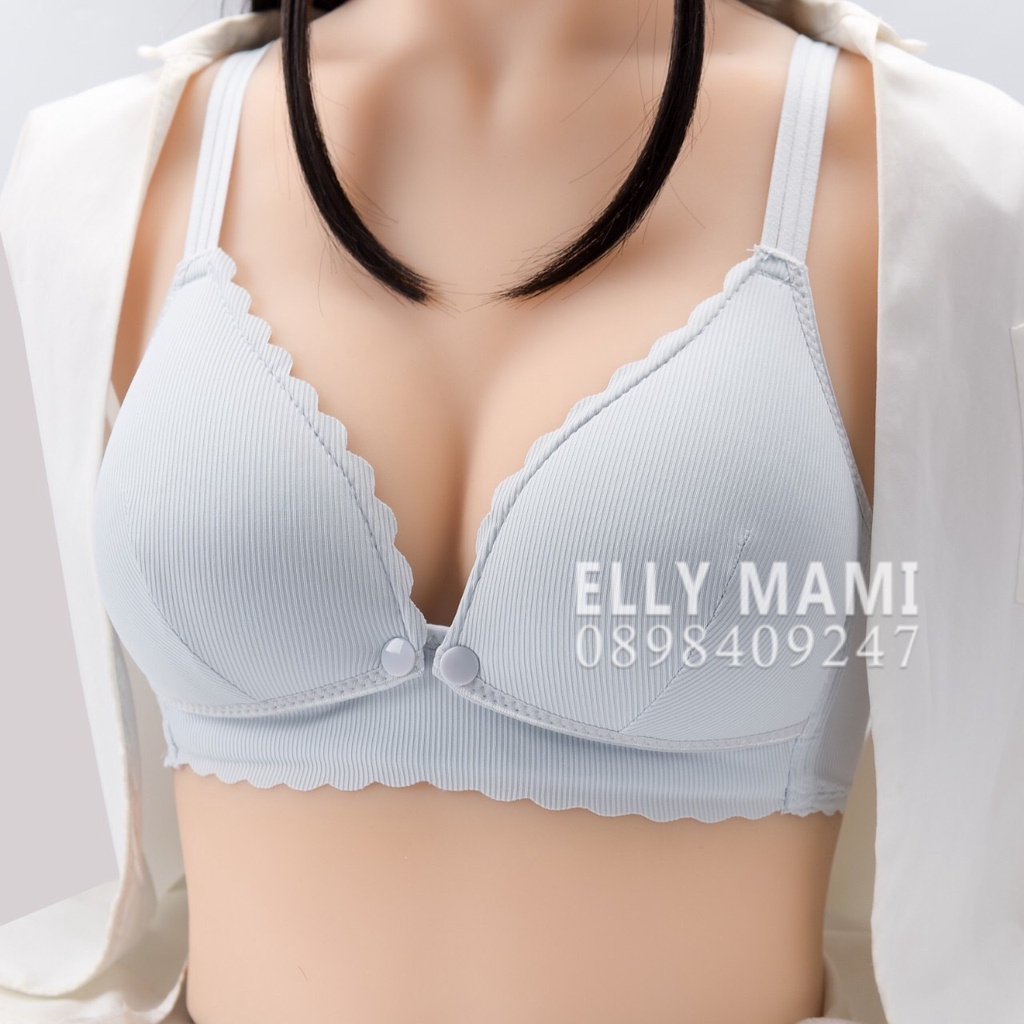 ( 40kg - 95kg ) Áo Ngực Bầu Và Sau Sinh Tăm Cúc , Không Gọng , Chống Chảy Xệ Mềm Mại Thoáng Khí Form Dễ Mặc