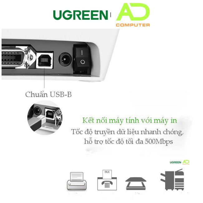 Cáp máy in USB 2.0 UGREEN US104 10845