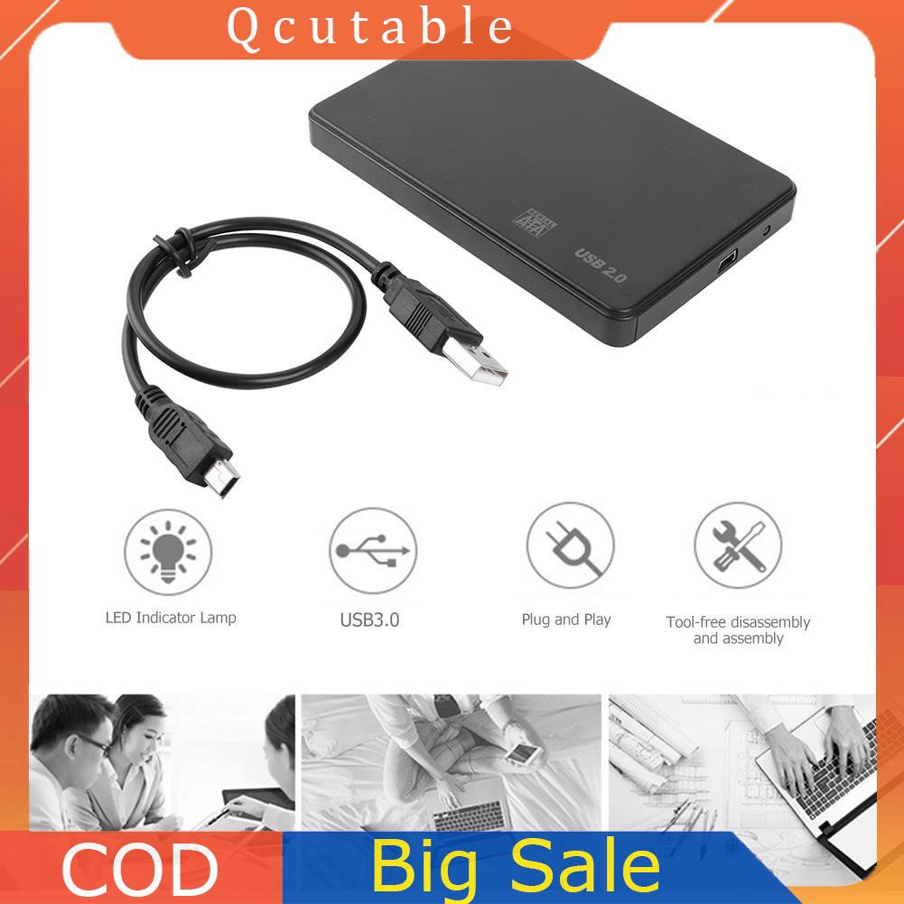 Vỏ Ổ Cứng Ngoài 2.5 Hdd Ssd Usb2.0 | BigBuy360 - bigbuy360.vn