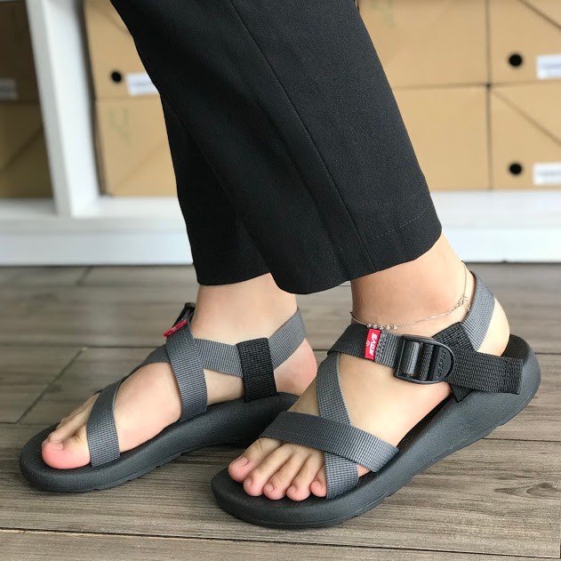 [Mã FASHIONT4WA2 giảm 10k đơn từ 50k] Giày Sandal Nữ Hiệu Rova - RV120G Màu Xám