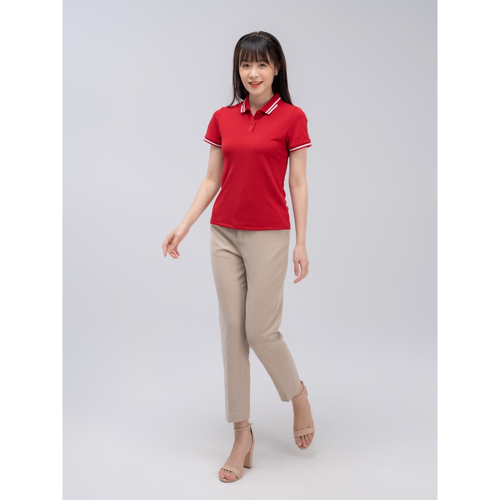 Áo polo nữ Cafe YODY dáng suông chống tia UV áo cộc tay có cổ cao cấp siêu nhẹ siêu mát khử mùi bảo vệ nàn da APN5070