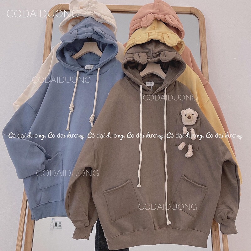 áo nỉ hoodie gấu bông | BigBuy360 - bigbuy360.vn