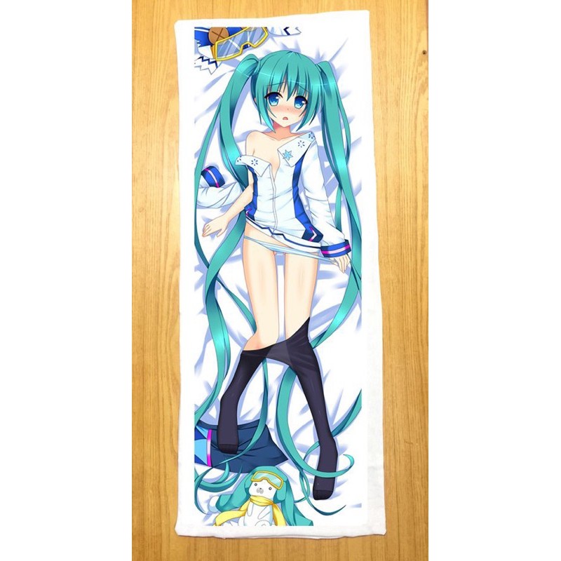 gói ôm miku 1mx40cm in 2 mặt ảnh /gối dài volcaloid miku