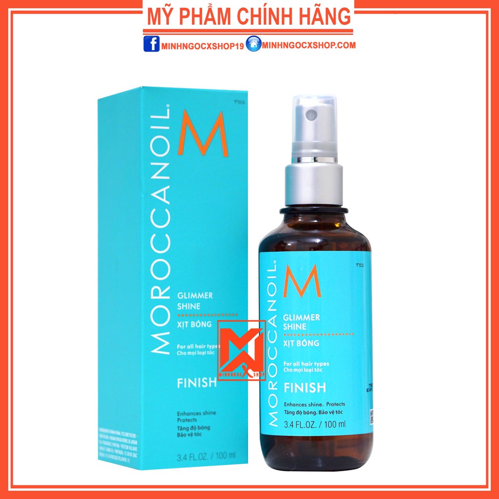 MOROCCANOIL XỊT BÓNG MOROCCANOIL GLIMMER SHINE 100ML CHÍNH HÃNG