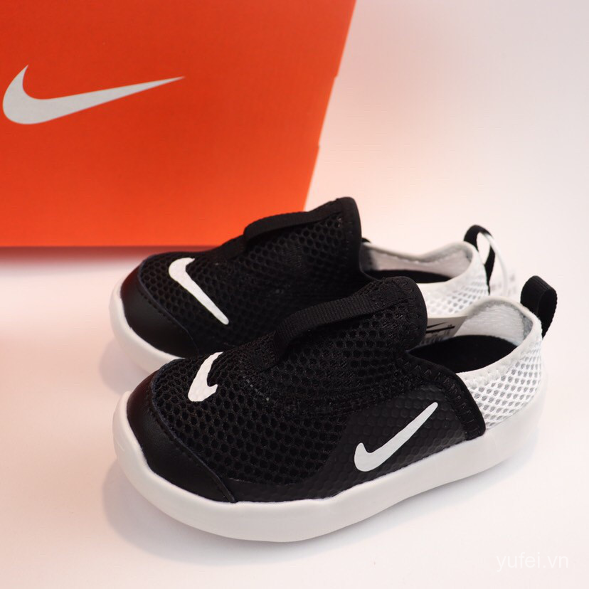 * Sẵn sàng * Nike SWOOSH một chân mùa hè giày trẻ em Giày trẻ em kVue "": ^