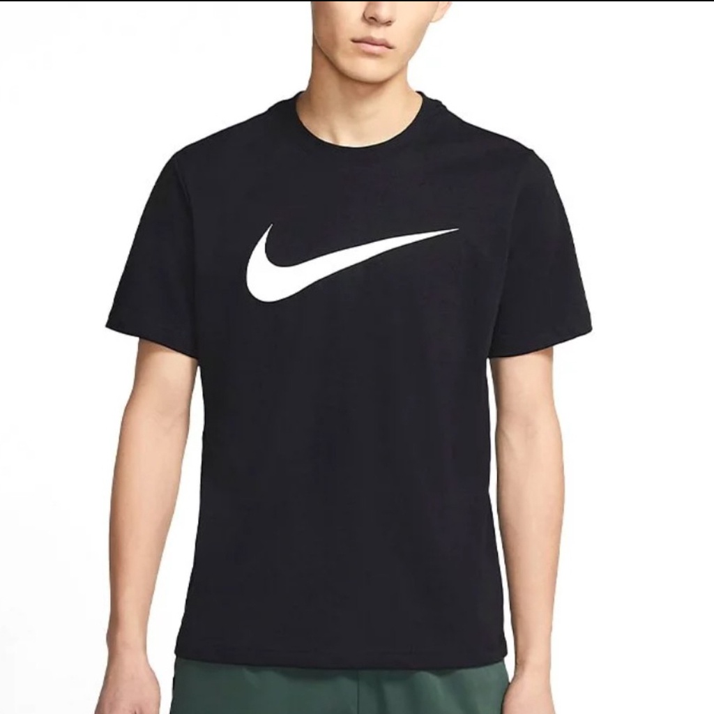 Áo thun tay lỡ N!KE đen trắng unisex form rộng, vải cotton phông trơn cực đẹp, thoáng mát co giãn TPT SHOP 062203