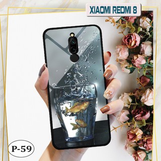 Ốp lưng kính Xiaomi Redmi 8- hình 3D