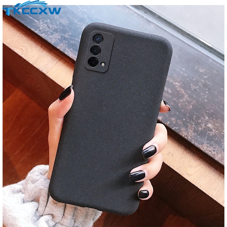 Ốp điện thoại silicon mềm mặt nhám chống bám dấu vân tay cho Realme C21Y C25S Q3 Pro Carnival Gt Explorer Master
