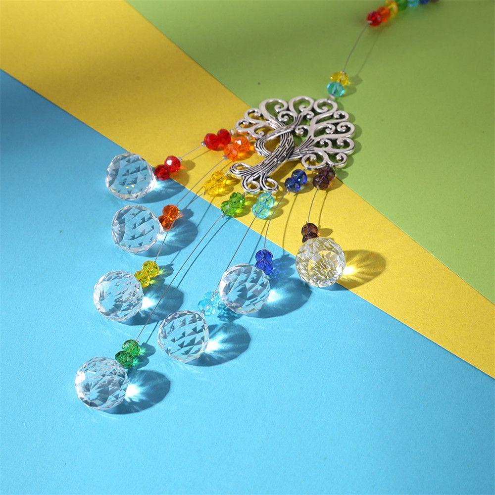 Dreamcatcher Hình Mặt Trăng Trang Trí Sân Vườn