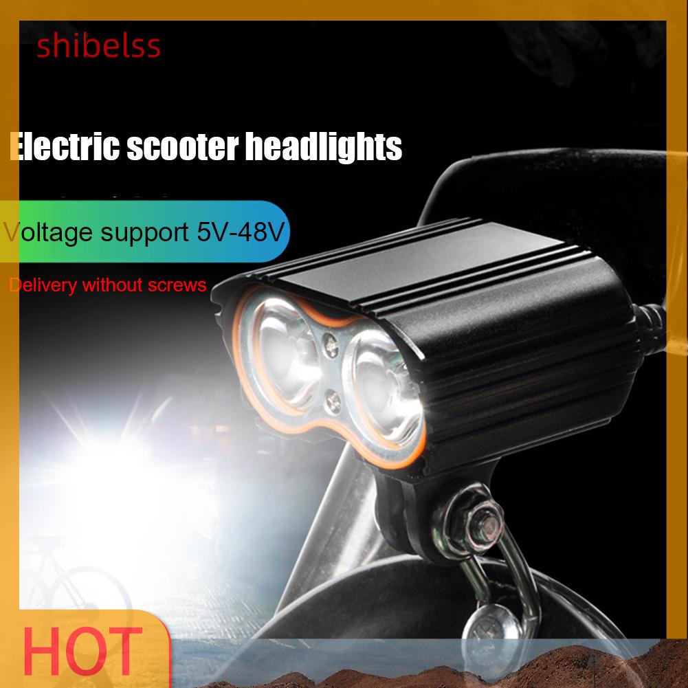 Đèn Pha 2T6 LED 800LM 5-48V Chống Thấm Nước Cho Xe Đạp Địa Hình
