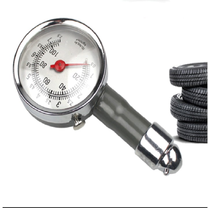 Đồng hồ đo áp suất lốp ô tô - xe máy - Máy Đo Áp Suất Lốp Xe Hơi Cầm Tay