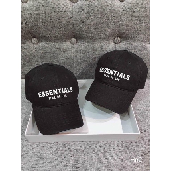 Mũ lưỡi trai essentials fear of god, nón/mũ phớt esentials