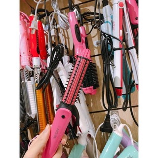 FREESHIP Máy uốn tóc duỗi bấm tóc Kitty mini (Loại Cao Cấp)