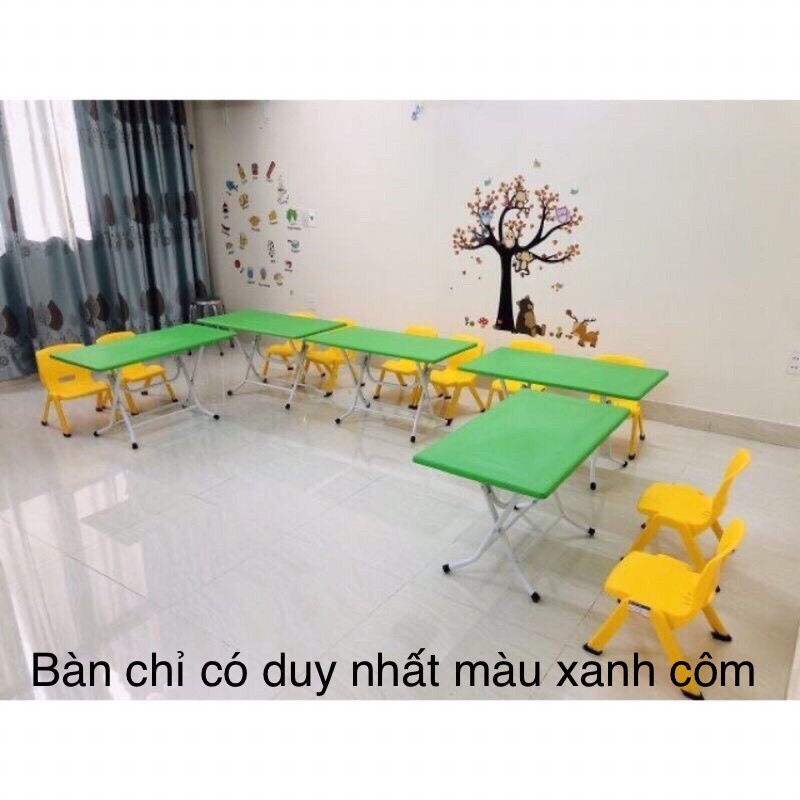 Bộ bàn ghế nhựa đúc trẻ em mẫu giáo