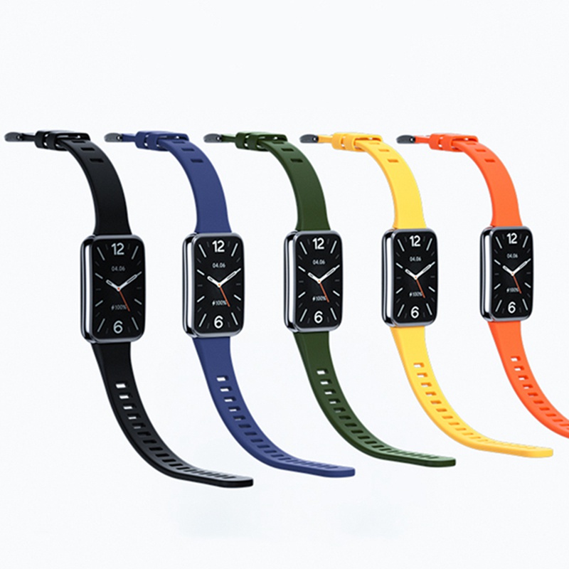 Dây Đeo Thay Thế Chất Liệu TPU Silicone Nhiều Màu Sắc Cho Xiaomi Mi Band 7 Pro