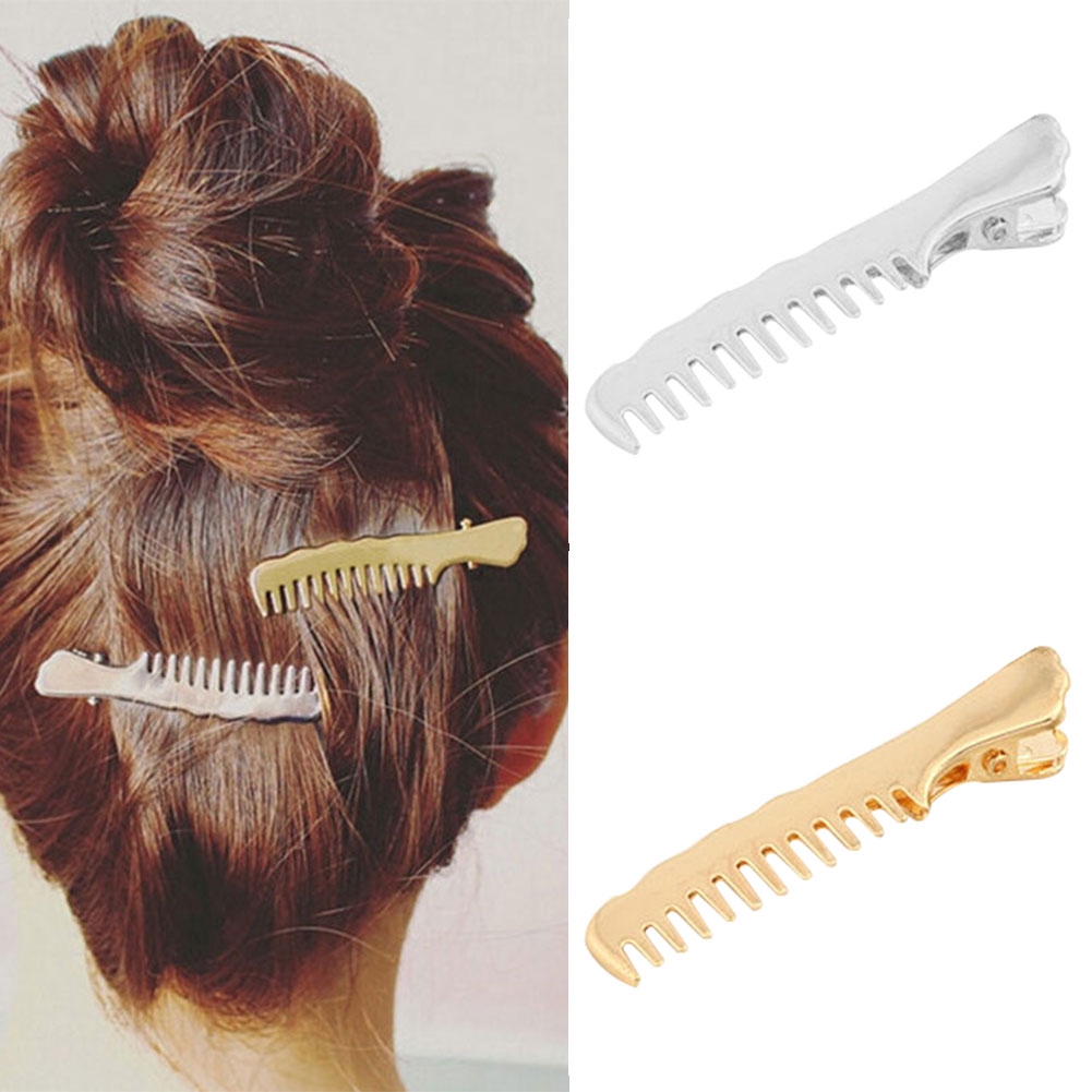 Kẹp Tóc Hình Chiếc Lược Xinh Xắn Thời Trang Cho Nữ