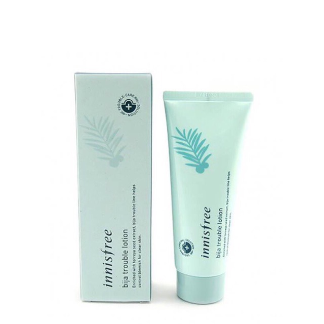 COMBO 2 sản phẩm Innisfree Bija Trouble Facial Foam và Innisfree Bija Trouble Lotion