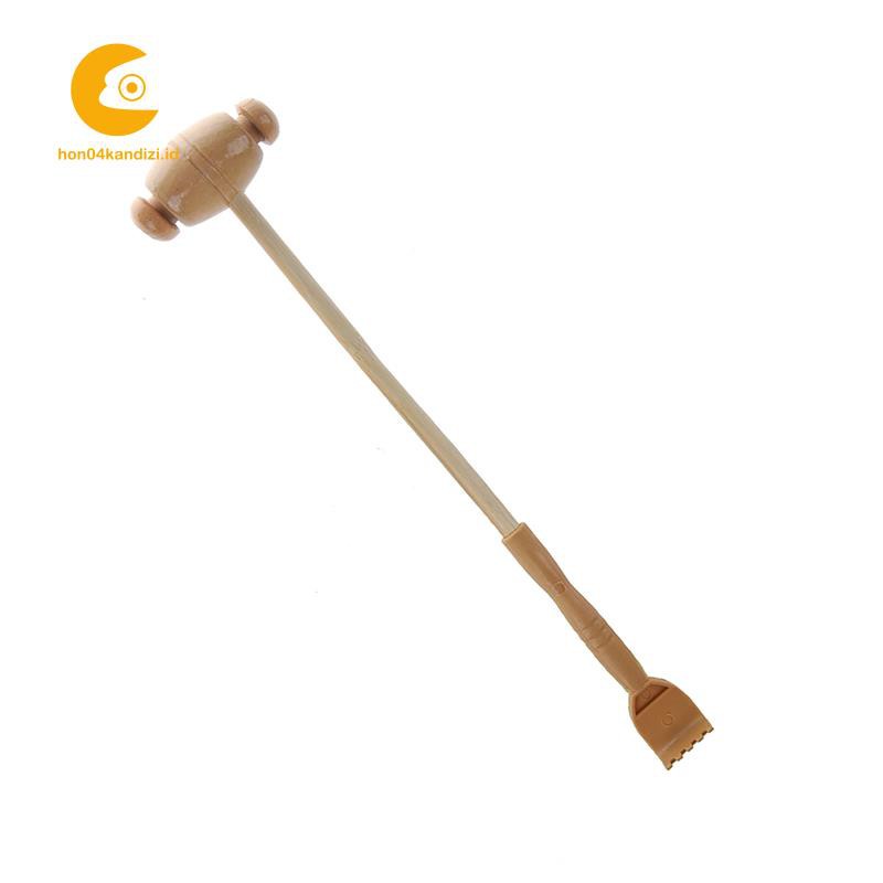 Dụng cụ gãi lưng hai đầu bằng gỗ an toàn tiện dụng