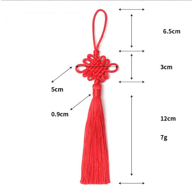 Tua rua đồng tâm trơn kết hoa cổ trang - trang trí tết