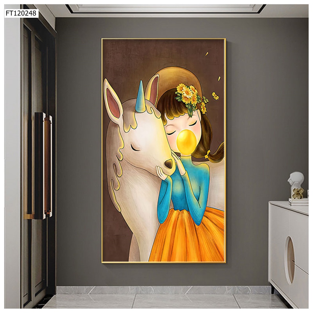 Tranh tráng gương in UV 5D Mica bóng mịn Joce.Decor No1, tranh treo tường decor bền đẹp 40 năm Ko phai màu