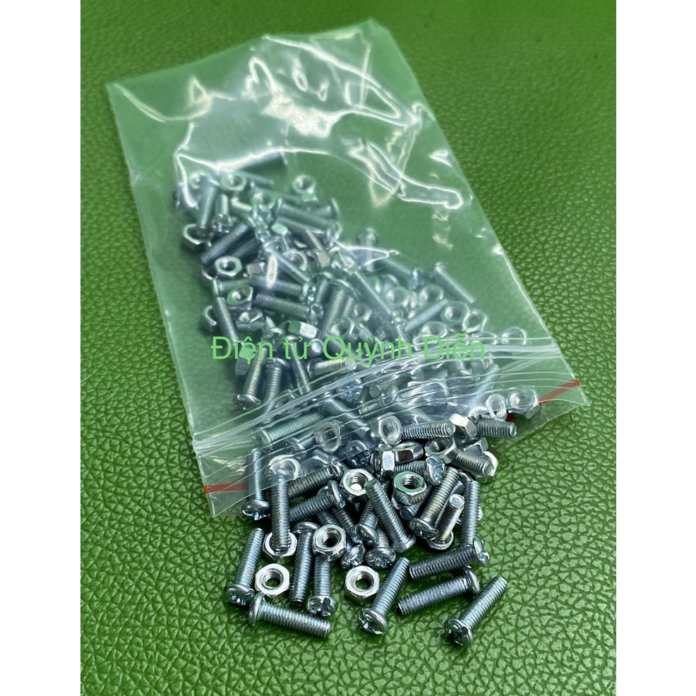 Ốc vít tán M3 3ly dài 1.2cm ( túi 90g) khoảng 90 - 100 con