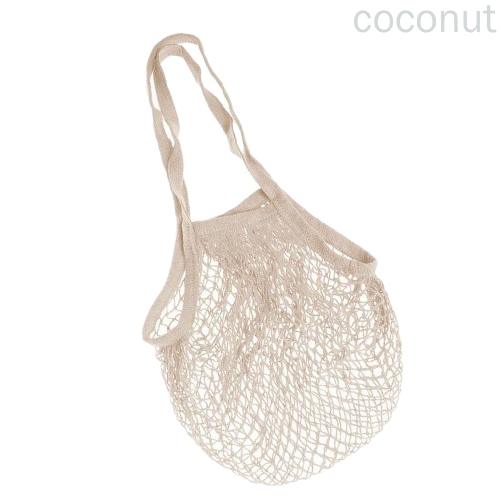 Túi lưới đựng trái cây có dây đeo dài tái sử dụng được