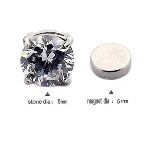 Bông tai nam châm không cần xỏ lỗ