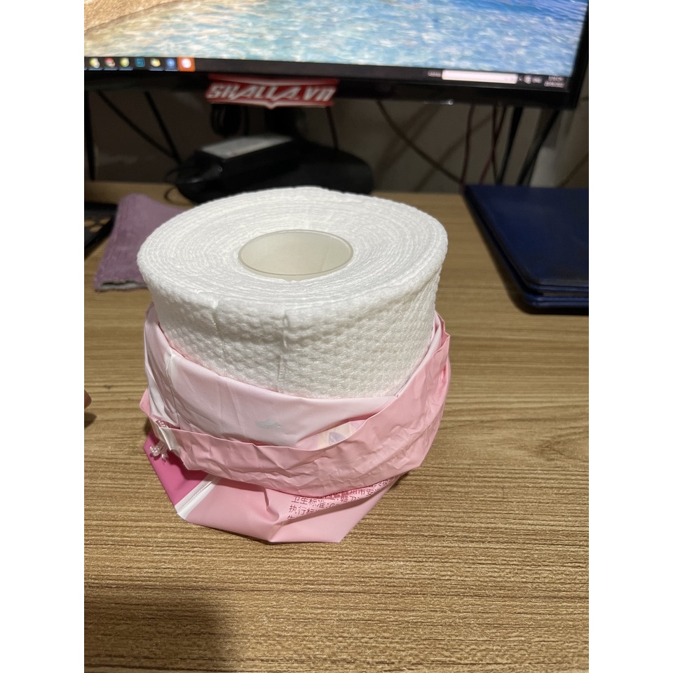 Khăn khô cotton lau mặt đa năng tẩy trang vải không dệt dùng 1 lần Animerry {loại tốt} K29