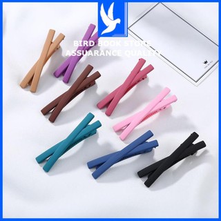 Kẹp tóc hình nơ trơn 💕𝑭𝒓𝒆𝒆𝒔𝒉𝒊𝒑💕 nhựa mix color Bird Book