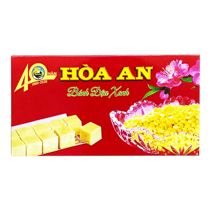 Bánh đậu xanh Hoà An hộp 200g