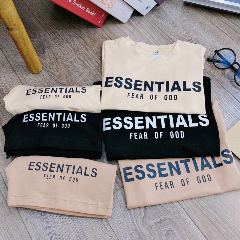 Đồ Bộ Cộc Tay Bé Trai, Bé Gái - Set Bộ Essentials Phiên Bản kid Cho Bé Cực Chất