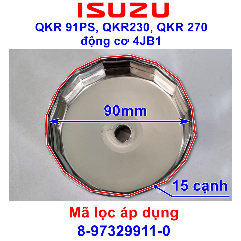Cảo mở lọc nhớt xe Isuzu QKR270 QKR230 QKR91PS