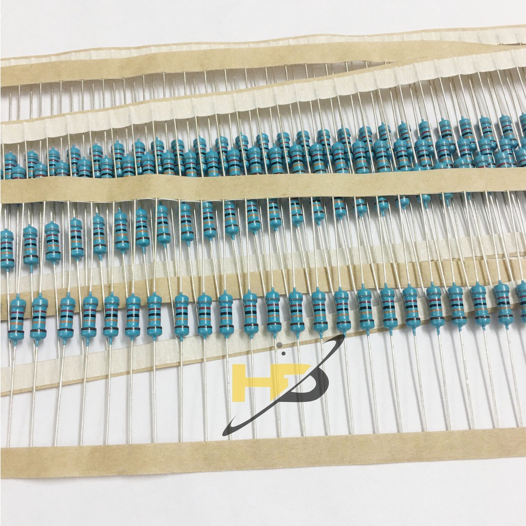 Combo 20 Con Điện Trở 820K 1/2W 1% Chân Đồng