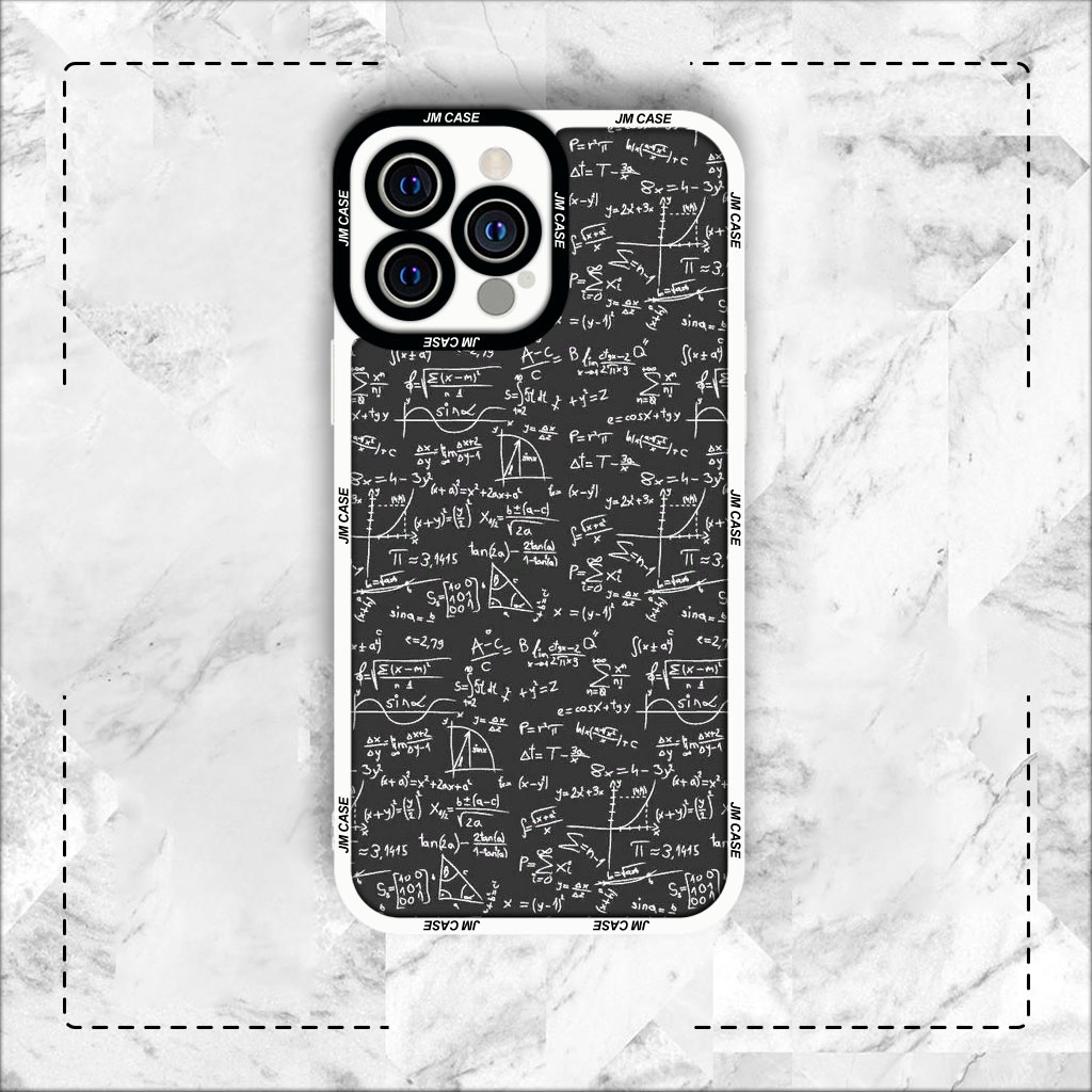 Ốp lưng iphone cạnh vuông JM Case Công thức toán học 6plus/6s/6splus/7/7plus/8/8plus/x/xs/11/12/pro/max/plus/promax
