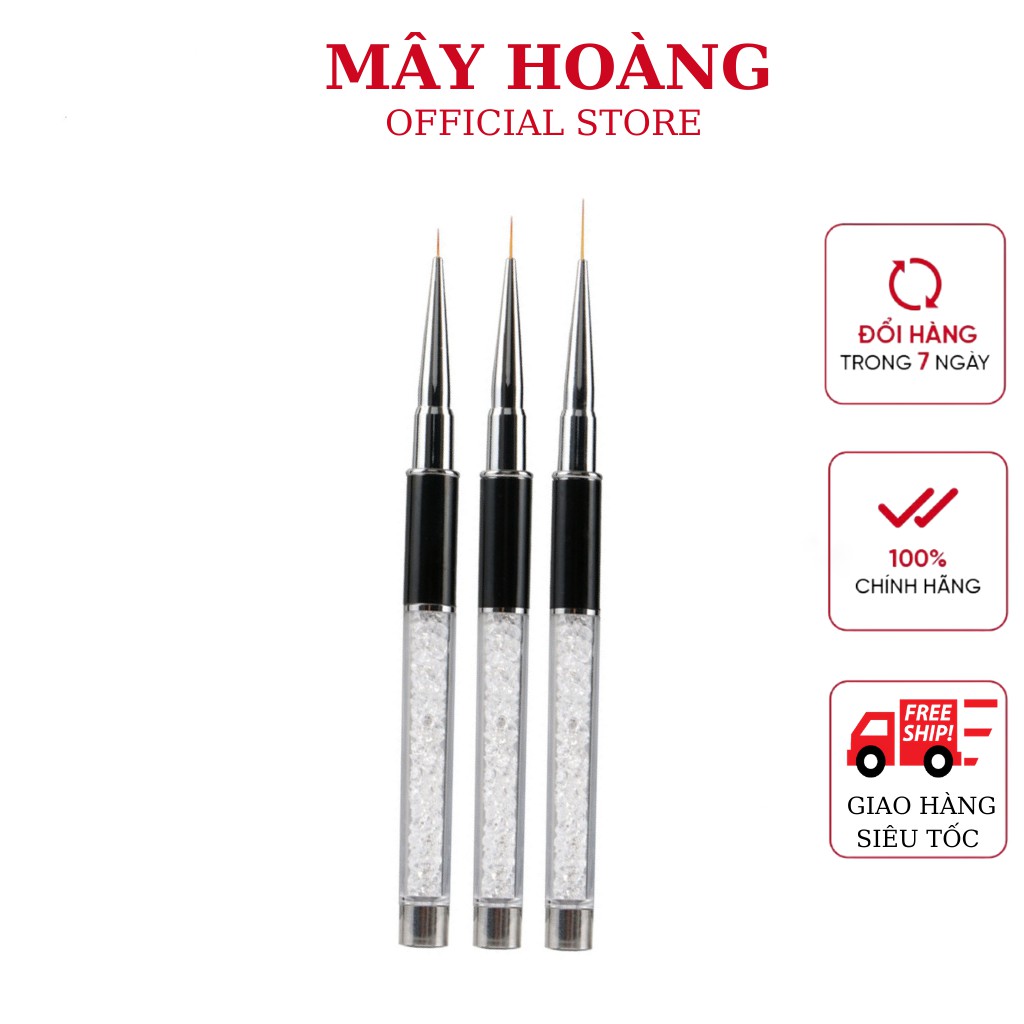 Cọ nét vẽ móng cán đá sịn Đủ size